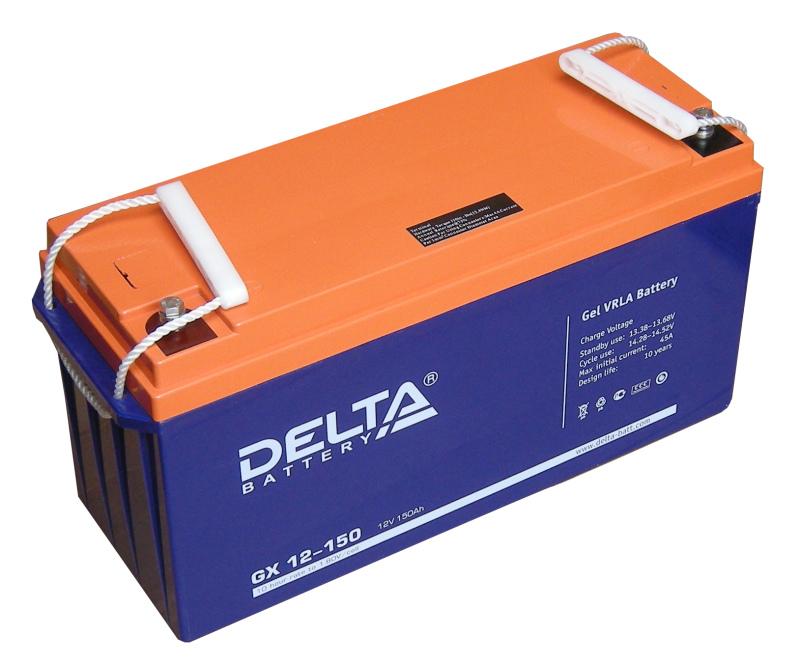 Delta GX 12-150 ⇒ гелевый аккумулятор 12 Вольт —  в Солнечные.RU
