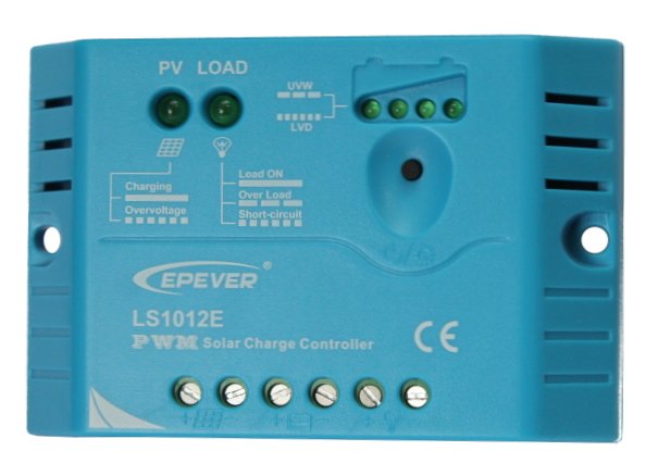 Контроллер для солнечных батарей 10 А, 12 В, PWM, модель Epsolar LS1012E