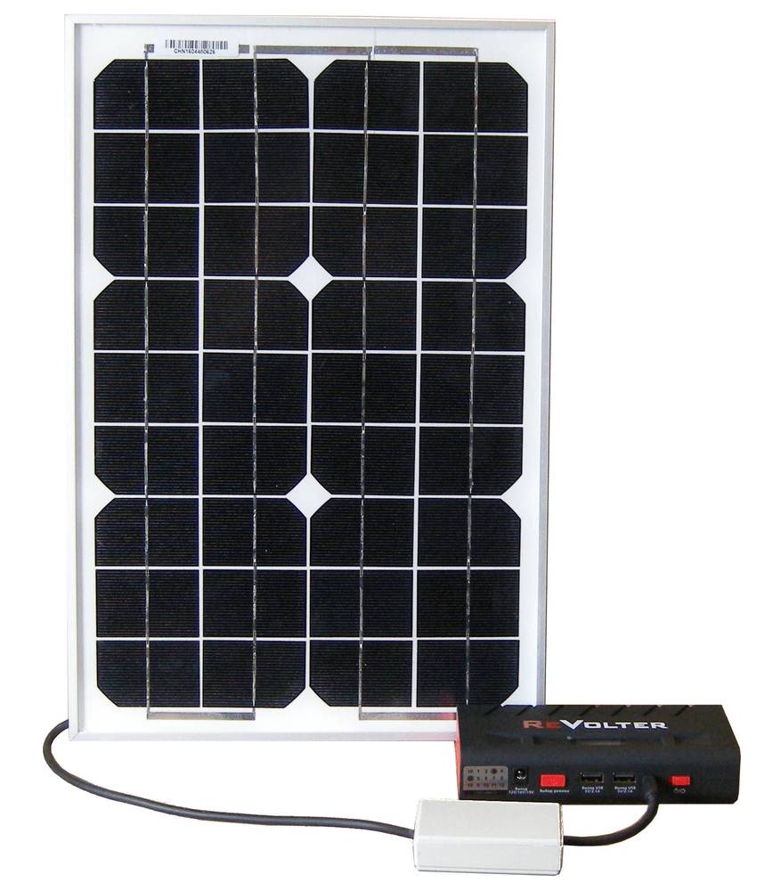 Портативное зарядное устройство на солнечной батарее 10000мАч