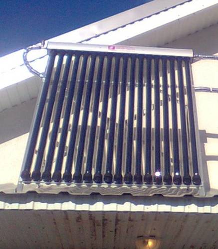 Вакуумный солнечный коллектор для отопления и горячего водоснабжения -